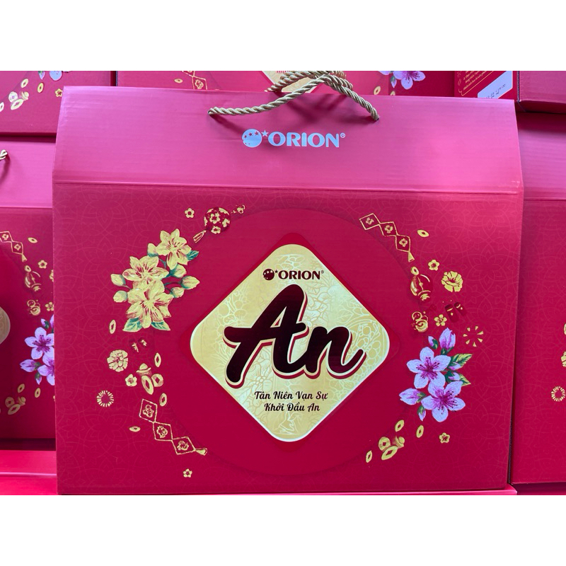 Hộp Quà Tết An 1 Orion Tết 2026 700,6g - An nhỏ giao màu ngẫu nhiên