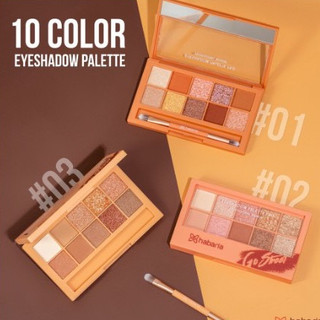 Phấn Mắt Habaria Eyeshadow Palette 10 Ô