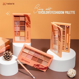 Phấn Mắt Habaria Eyeshadow Palette 10 Ô