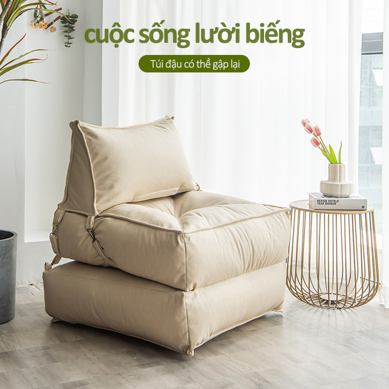 Ghế lười sofa Tatami gấp gọn,Ghế bệt tựa lưng phong cách nhật bản thư giãn thoải mái điểu chỉnh 5 mức độ | BigBuy360 - bigbuy360.vn