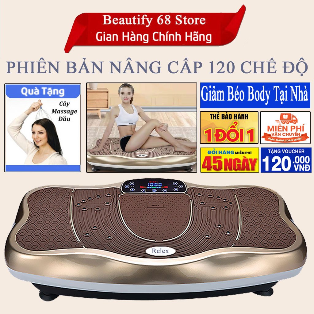 Máy Rung Giảm Mỡ Toàn Thân, Máy Massage Bụng Giảm Mỡ, Giảm Cân Hiệu Quả Hơn Máy Tập Gym, Máy Chạy Bộ Tại Nhà