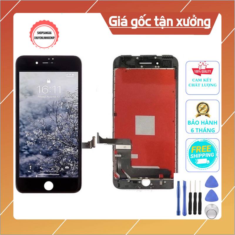 Màn hình thay thế cho ip 5/5s/6/6s/6p/6sp/7/7plus/8/8plus mới cho chất lượng hình ảnh đẹp sắc nét tặng tô vít 8 món