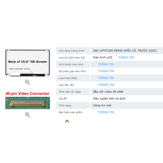 Màn hình laptop dell latittude e5540 e5550 e6540