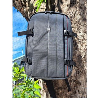 Balo máy ảnh Crumpler full photo Jackpack sọc giữa vải chống nước nước.