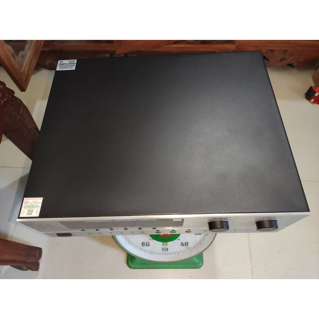 Đẩy liền vang cao cấp CA SOUND KA 500, chuẩn hãng CA Đài Loan, chơi tốt cặp đôi loa bas 40cm, siêu chống hú