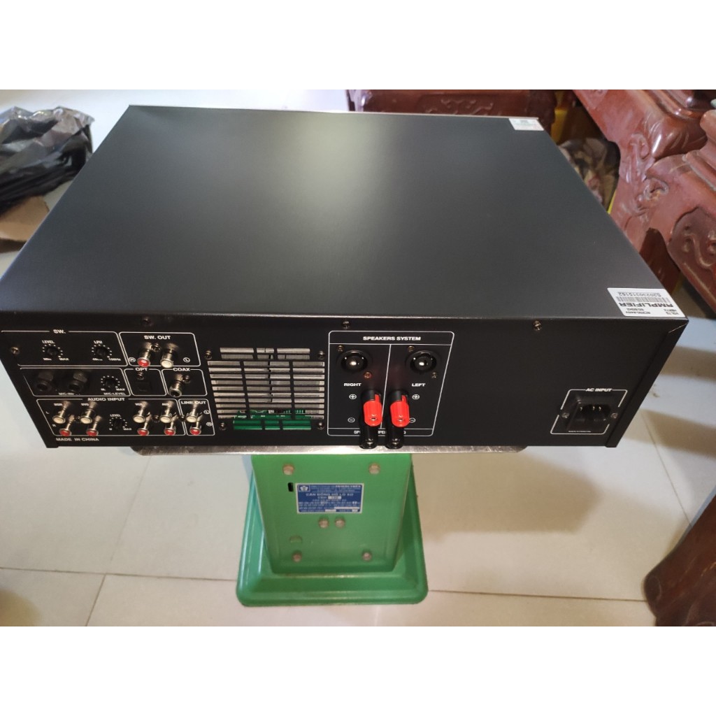 Đẩy liền vang cao cấp CA SOUND KA 500, chuẩn hãng CA Đài Loan, chơi tốt cặp đôi loa bas 40cm, siêu chống hú