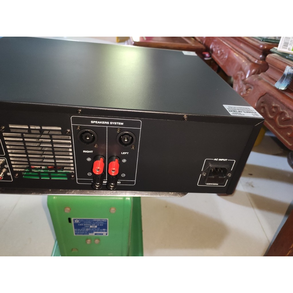 Đẩy liền vang cao cấp CA SOUND KA 500, chuẩn hãng CA Đài Loan, chơi tốt cặp đôi loa bas 40cm, siêu chống hú