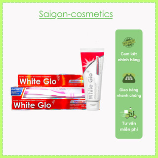 Kem đánh răng làm trắng răng thơm miệng white glo úc 150g