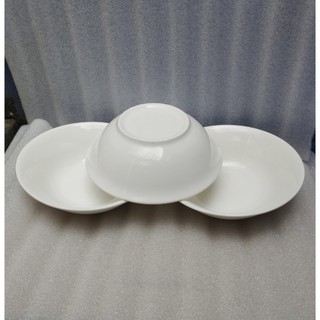 Tô sứ loe trắng 20cm x 6cm ̣