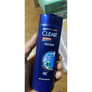 Combo 5 chai dầu gội đầu Clear men bạc hà 140 ml dùng cho nam.