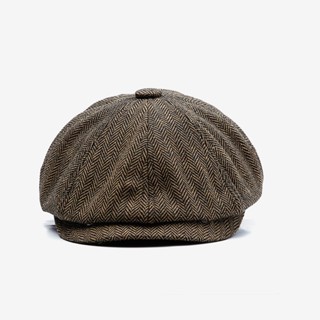 Mũ nồi len dạ beret cổ điển thám tử Nam nữ Unisex Vành ngắn Nón nồi bê rê Trung niên Nam nữ Cá tính