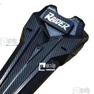 Dè Chắn Bùn Kiểu Sonic Gắn Xe Raider Fi Carbon Có Đèn MS3041