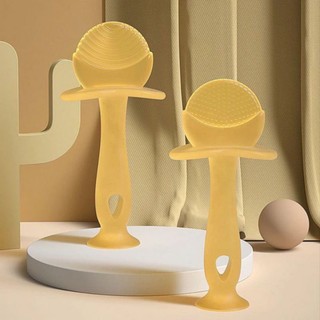 Hộp 2 chiếc gặm nướu silicone nano bạc kháng khuẩn siêu miềm