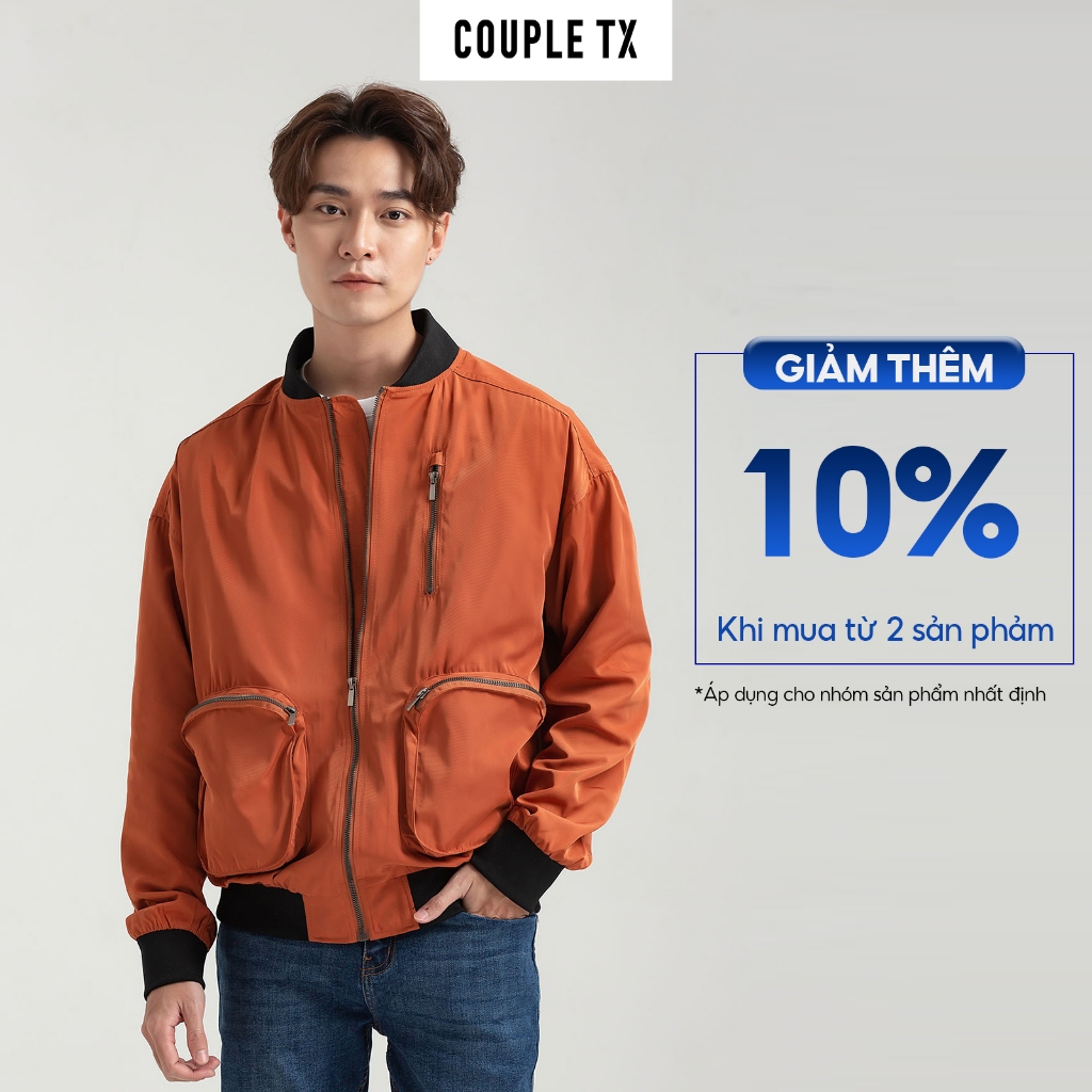 Áo Khoác Dù Bomber Nam Couple TX Túi Hộp MOP 1028