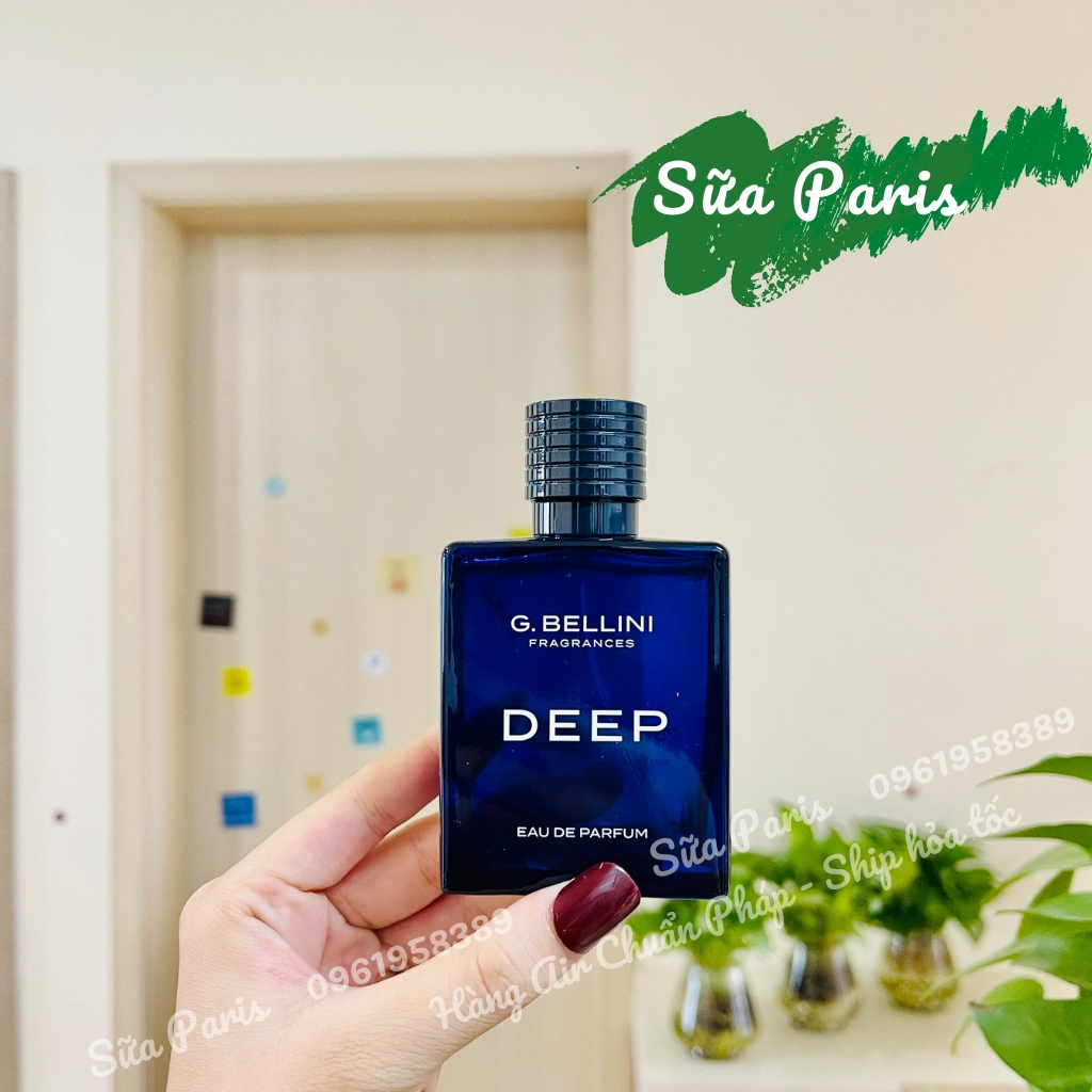 Nước hoa dành cho nam DEEP - G.bellini EDT 75ml, hàng Pháp có bill_Sữa Paris Aderma