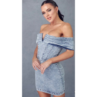 Thanh lý váy jean của fashionova sz xs hàng uk