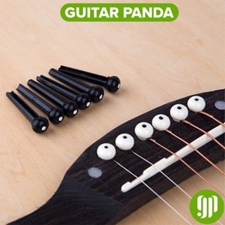 Bộ 6 Chốt Giữ Dây Đàn Guitar Nhựa Cao Cấp | Chốt Nhựa Guitar | Chốt Đàn Chính Hãng