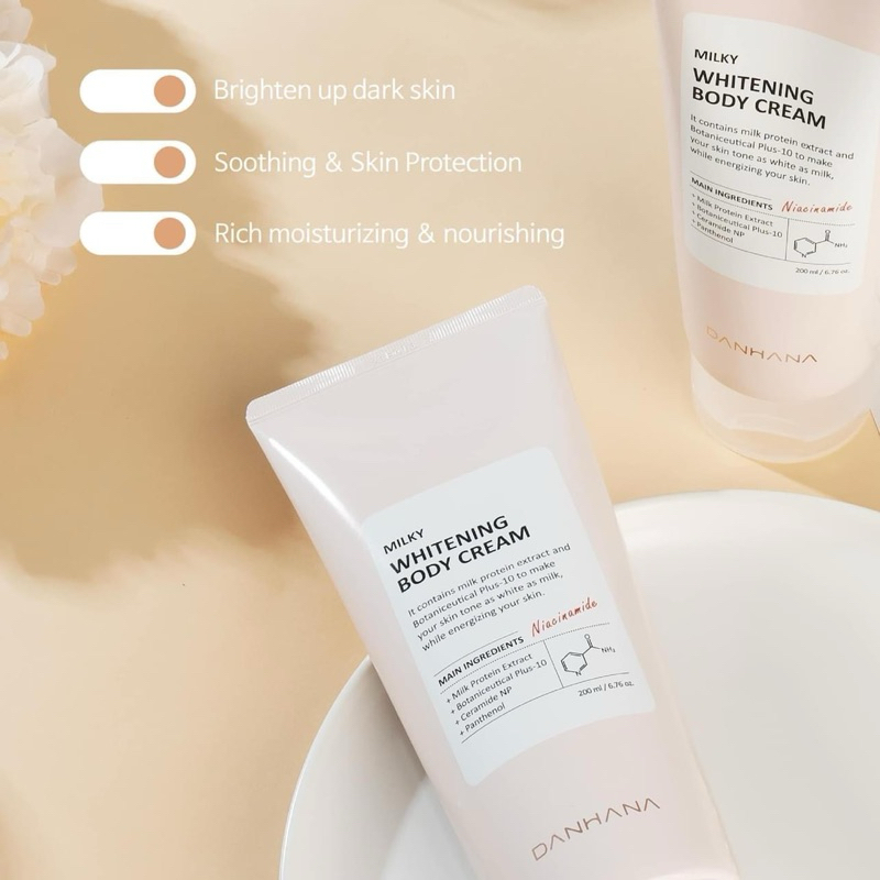Kem dưỡng trắng da body 😍𝐃𝐀𝐍𝐇𝐀𝐍𝐀 𝐌𝐈𝐋𝐊𝐘 𝐖𝐇𝐈𝐓𝐄𝐍𝐈𝐍𝐆 𝐁𝐎𝐃𝐘 𝐂𝐑𝐄𝐀𝐌