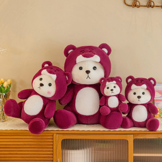 Gấu bông lena gấu dâu, lena gấu dâu, gấu bông gấu dâu, cosplay, gấu dâu