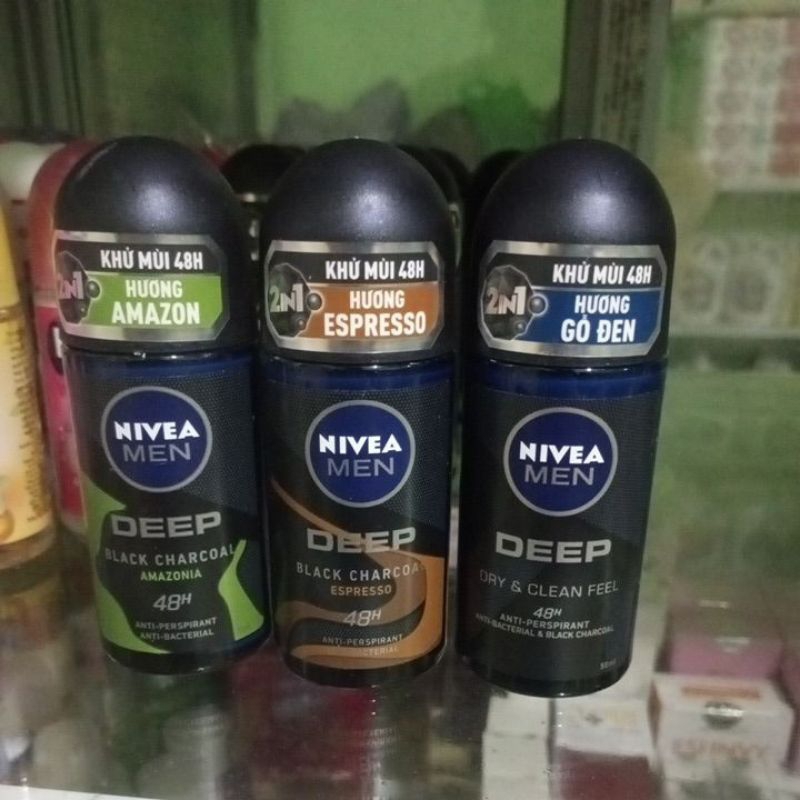 Nivea Men Deep lọ 50ml Hàng chính hãng date t10/2024