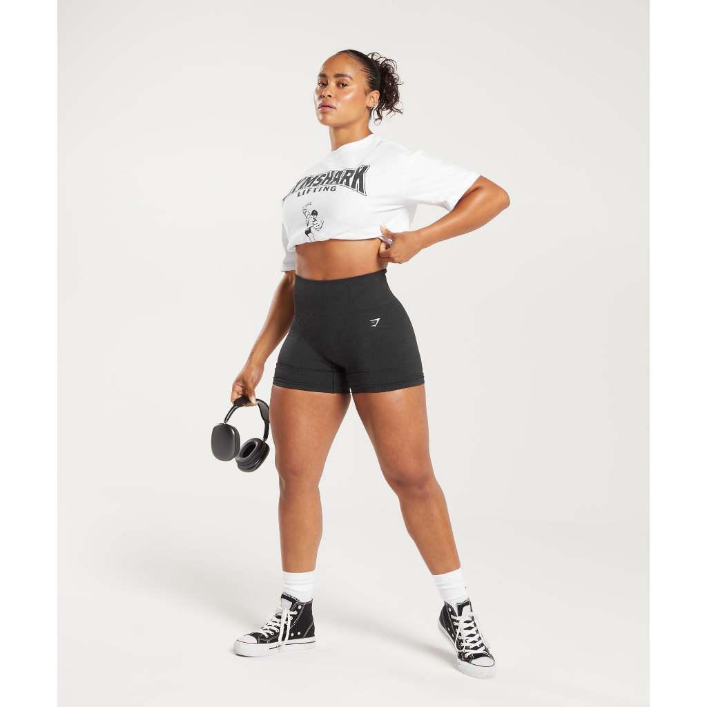 Áo phông GYMSHAR.K lifting nữ cổ tròn oversized chất cotton