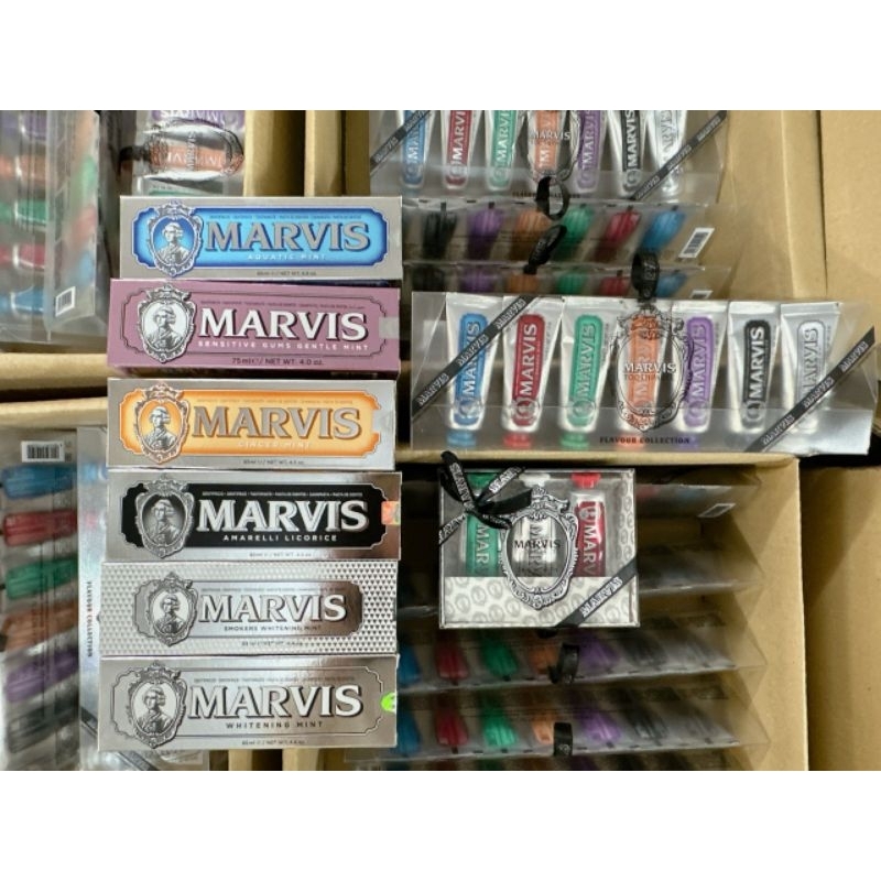 Kem đánh răng Marvis Italia đủ mùi mini, fullsize