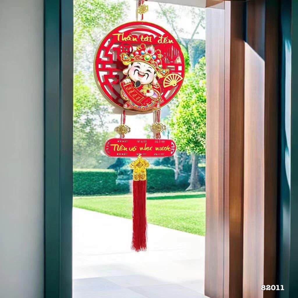 Ông Thần Tài Lắc Lư Hoa Kim Tiền Trang Trí Tết 2024 - Thần Tài Lắc Đầu Mang Lại Thịnh Vượng Cho Gia Chủ - Panda Decor