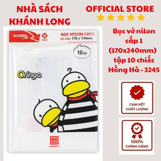 Bọc Vở, (SGK khổ bé ) NiLong cấp 1 Hồng Hà (170x240)