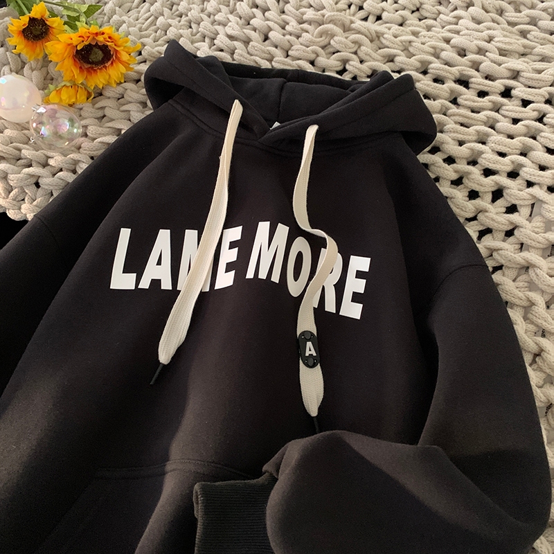 Áo Hoodie FKZ Unisex In Chữ LAME MORE Form Rộng Chất Liệu Nỉ Bông Cao Cấp Dây Rút Siêu Đẹp