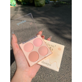 Bảng má hồng 4 ô Dasique Blending Mood cheek Almond Vanilla