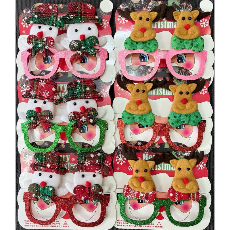 Mắt kính noel loại đẹp  có hoả tốc