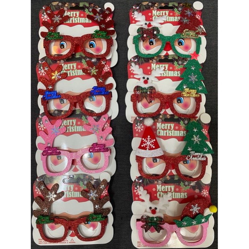 Mắt kính noel loại đẹp  có hoả tốc