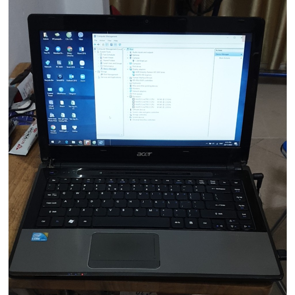 Laptop Acer Aspire 4745G ( i3-M330 ram 4g HDD 250g màn 14 )