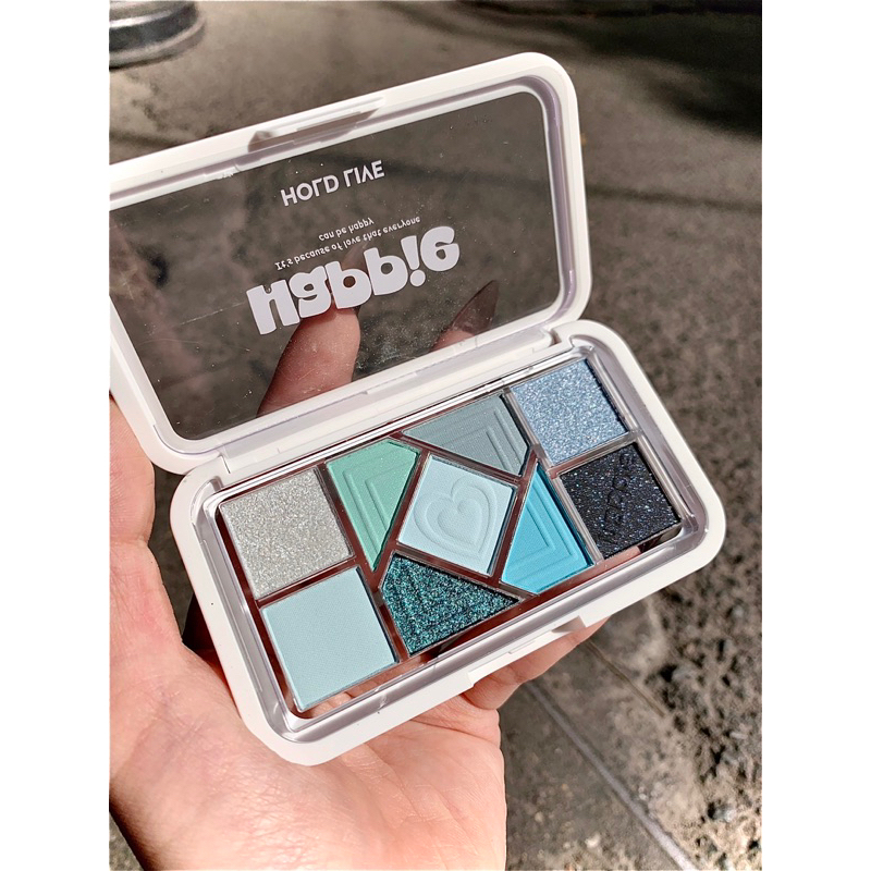 Bảng phấn mắt Hold Live 9 ô Happie lấp lánh đủ màu