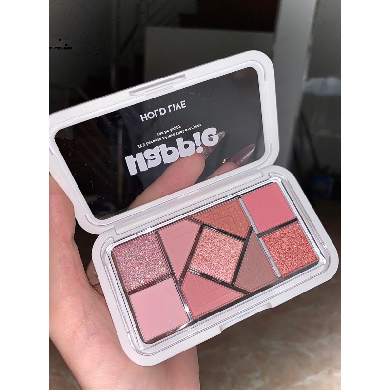 Bảng phấn mắt Hold Live 9 ô Happie lấp lánh đủ màu