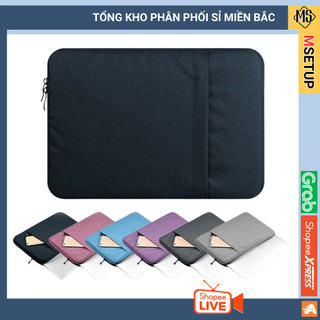 Túi Chống Sốc Laptop Macbook 2 Ngăn - Nhiều Kích Thước - Nhiều Màu (T009)