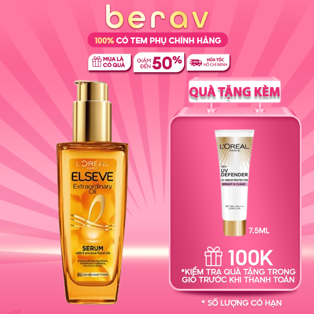 Dầu dưỡng tóc LOreal Paris Elseve Extraordinary Oil 100ml(- L'Oreal Paris)