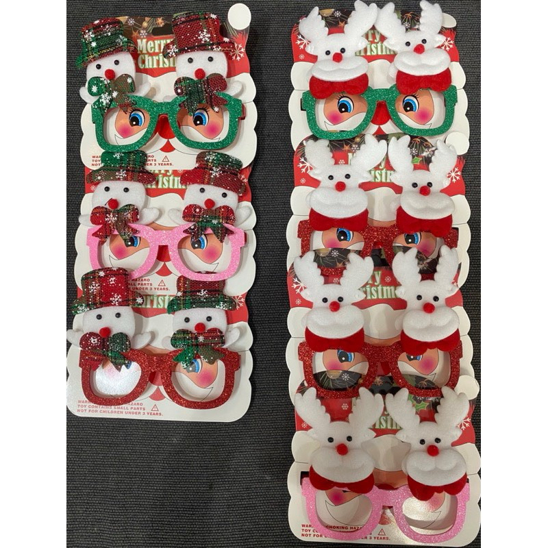 Mắt kính noel loại đẹp  có hoả tốc