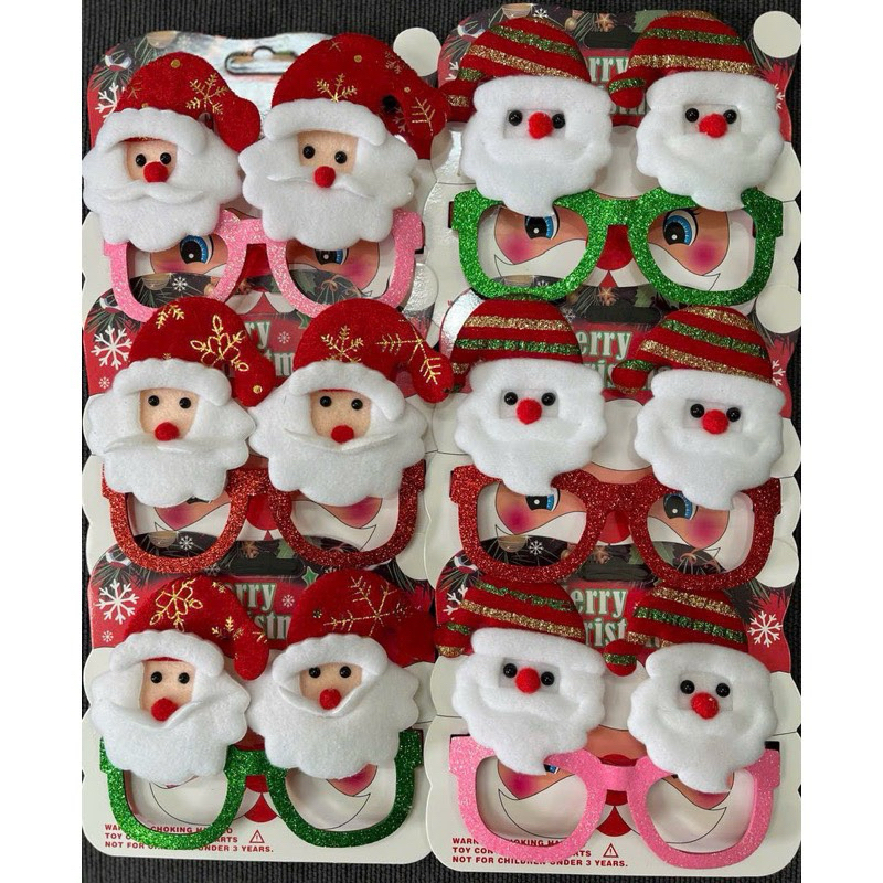 Mắt kính noel loại đẹp  có hoả tốc