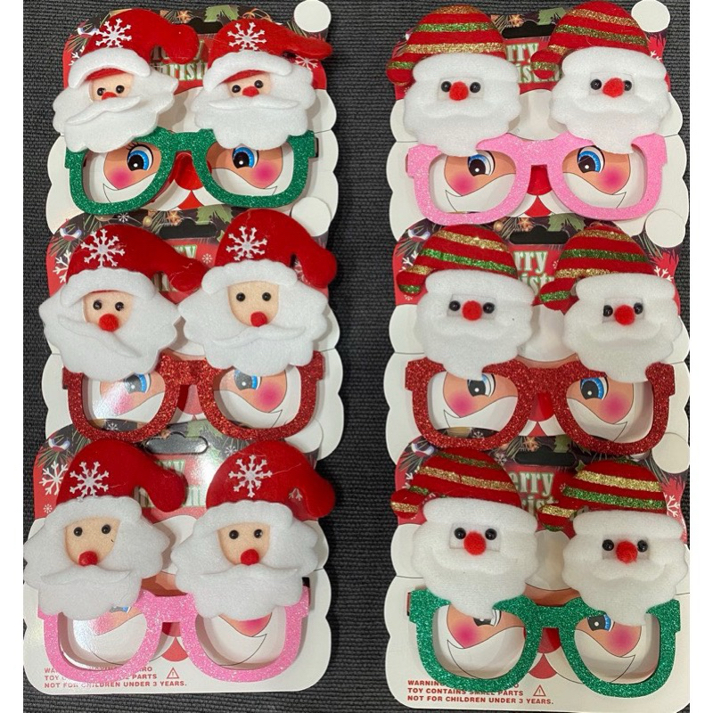 Mắt kính noel loại đẹp  có hoả tốc