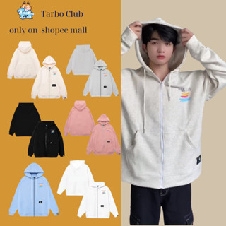 Tarbo Club - Hoodie zip PAINTED -Áo khoác nỉ dây kéo nhiều màu dày dặn form rộng
