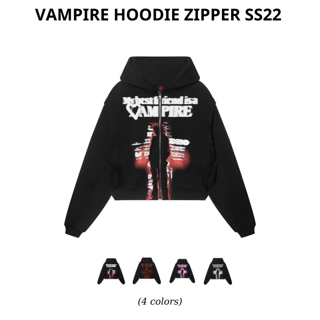 Vampire Hoodie Nỉ chân cua ( HUNGOCB VAMPIRE HOODIE ZIPPER) - Local Brand chính hãng