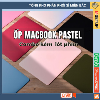 Combo Case Macbook + Phủ Phím, Nút chống bụi + Kẹp Chống Gẫy Sạc