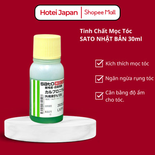 Tinh chất mọc tóc Sato Nhật Bản giúp kích thích mọc tóc, tóc khỏe, mọc nhanh - Chai 30ml