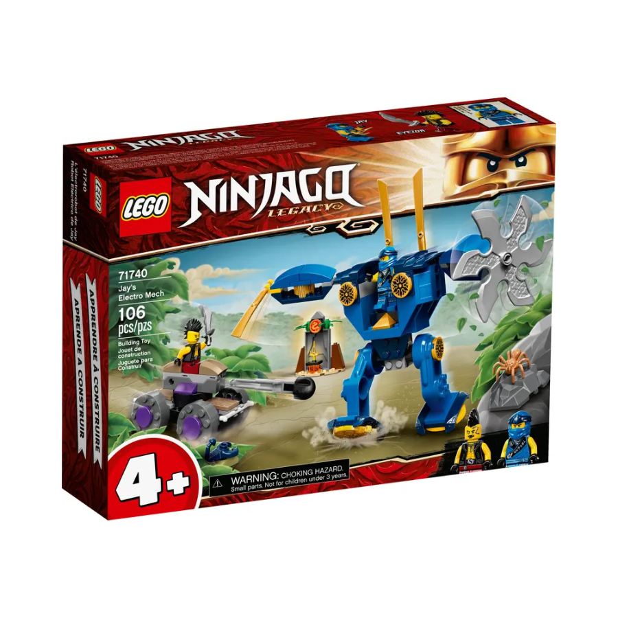 BỘ LẮP RÁP LEGO NINJAGO 71740 CHIẾN GIÁP SẤM SÉT CỦA JAY