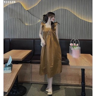 đầm kiểu chất lụa chéo