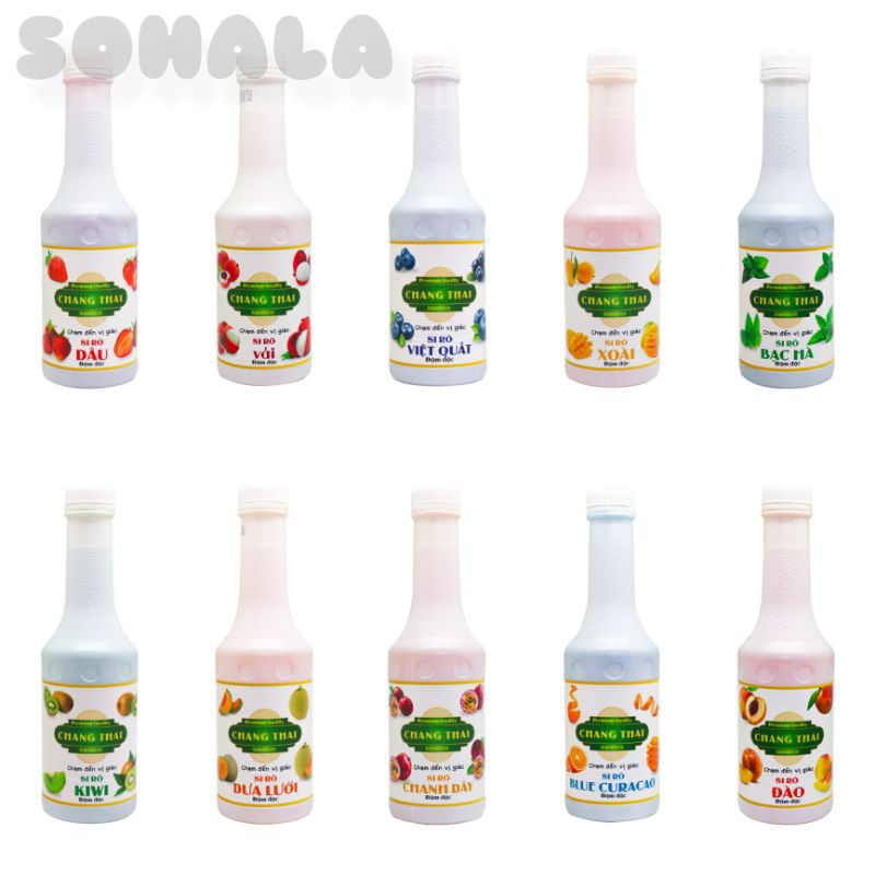 Syrup Siro Chang Thai đủ vị 1 Lít