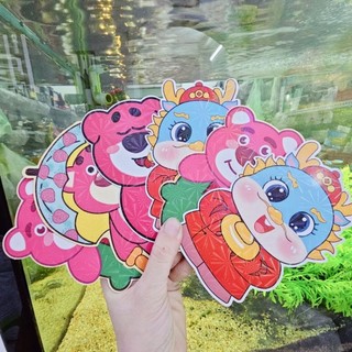 10 bao lixi hot mẫu mới 2024 , bao lixi gấu dâu , bao lixi tài lộc