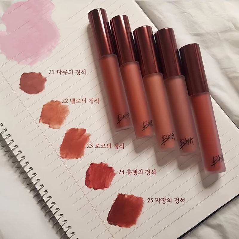 Son kem Bbia Last Velvet Lip Tint Full màu 23 24 25 38 39