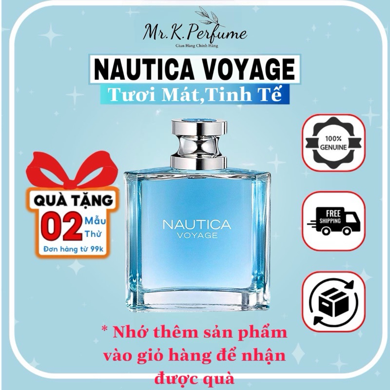 10ml Nautica Voyage EDT | Nước hoa nam